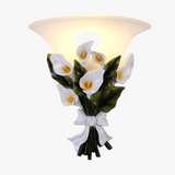applique murale décorative à fleurs moderne pour intérieur