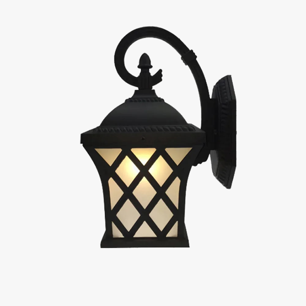 applique murale d'extérieur vintage pour jardin et allée
