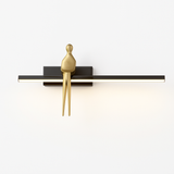 applique murale de luxe en cuivre style minimaliste italien