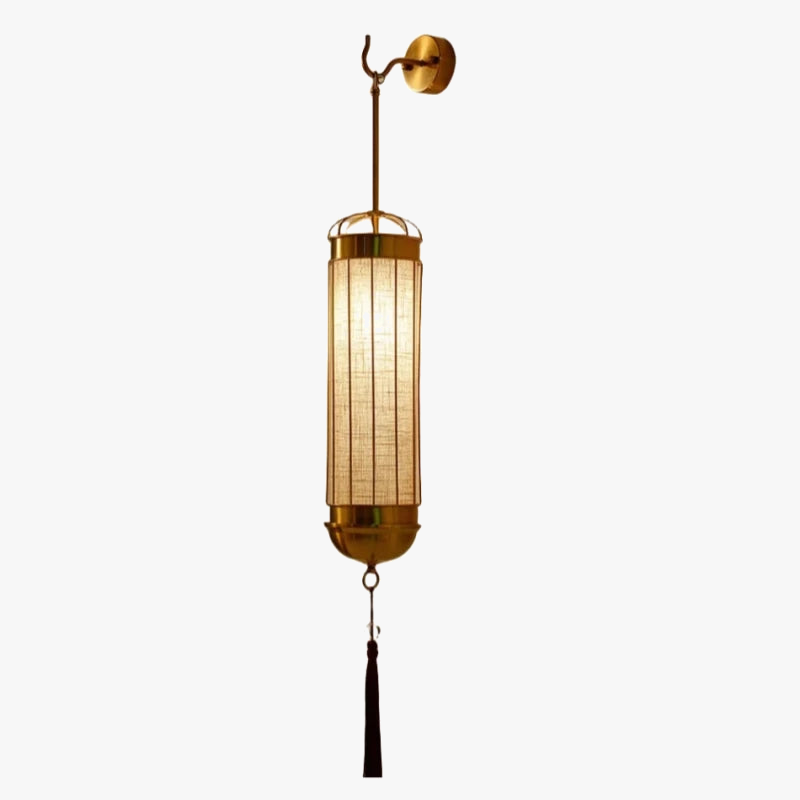 applique murale de luxe en lin pour éclairage intérieur élégant