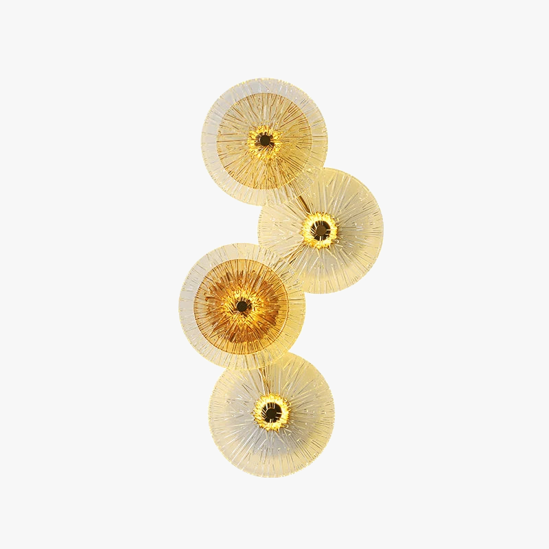 applique murale de luxe en verre design moderne personnalisable