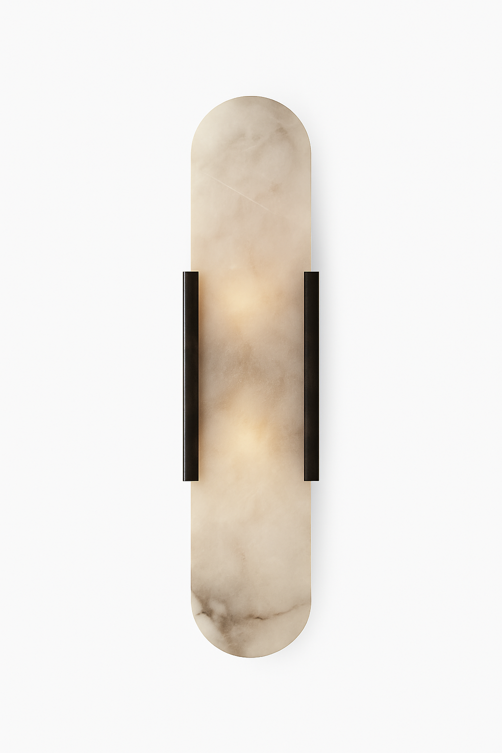 Applique murale design cylindrique effet marbre Aïda