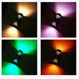 applique murale design en acier inoxydable avec éclairage mural led