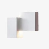 Applique murale design LED carré ou en L métallique Zia