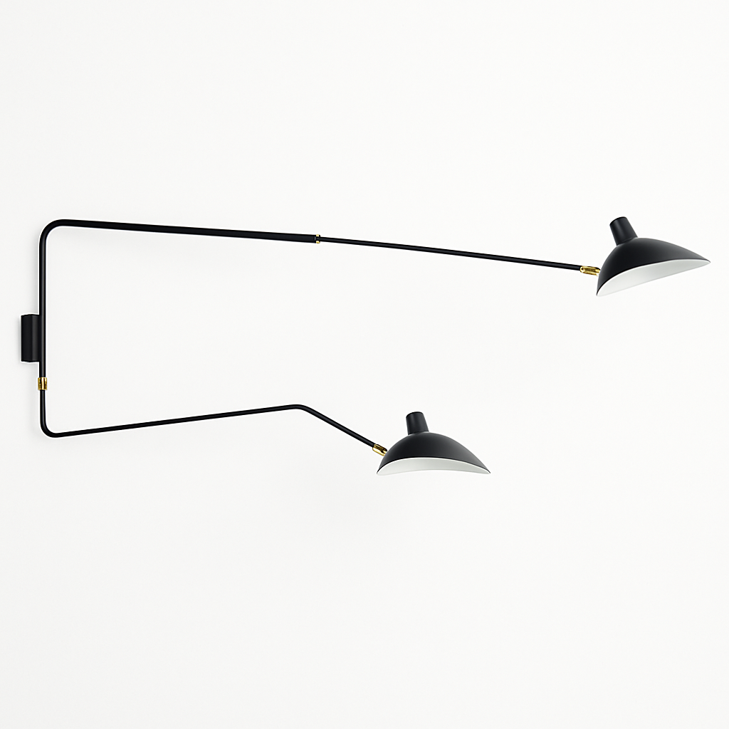Applique murale design LED dirigeable style retro Swing