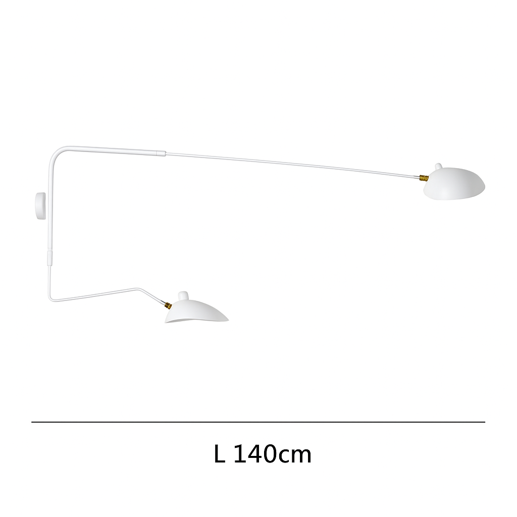 Applique murale design LED dirigeable style retro Swing