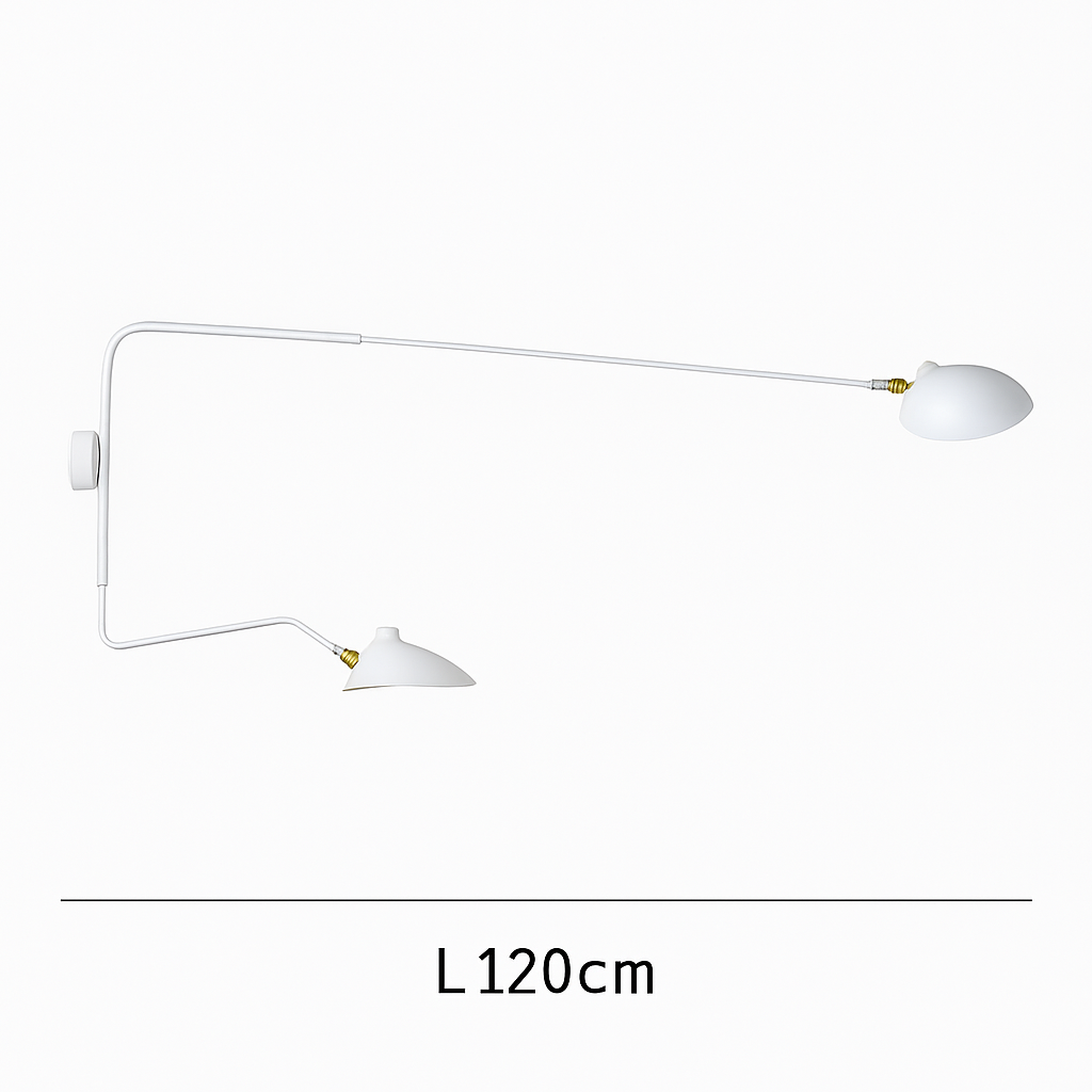 Applique murale design LED dirigeable style retro Swing