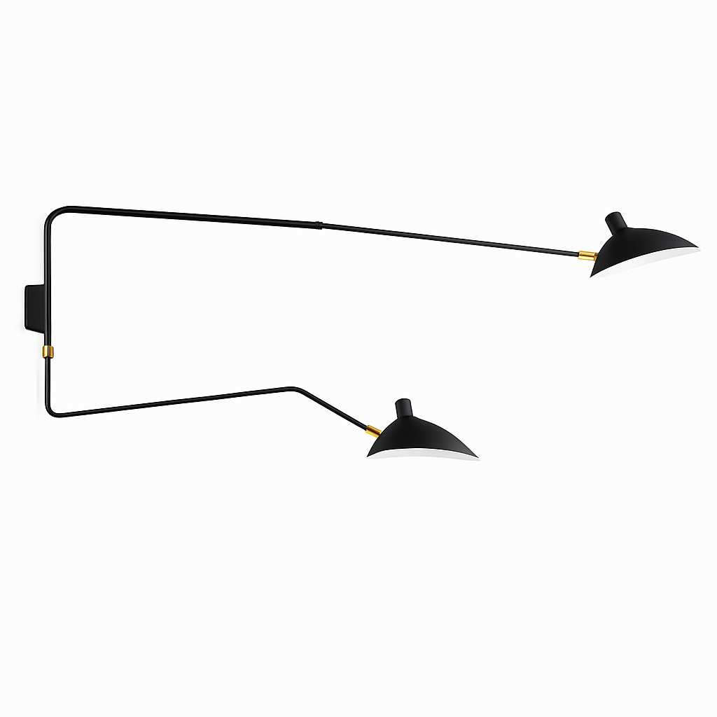 Applique murale design LED dirigeable style retro Swing
