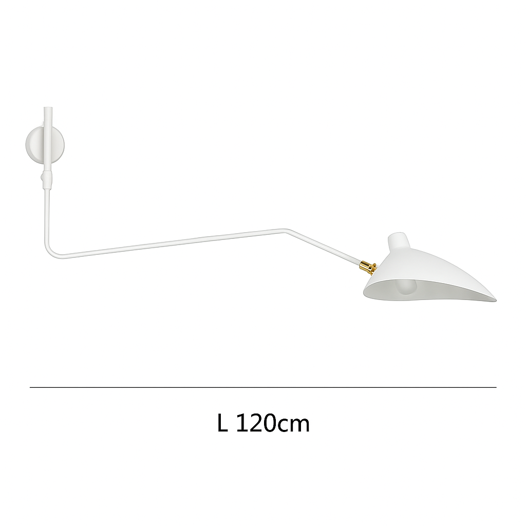 Applique murale design LED dirigeable style retro Swing