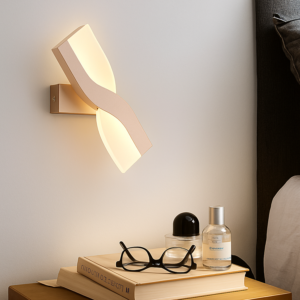 Applique murale design à LED en métal Loft Mirror