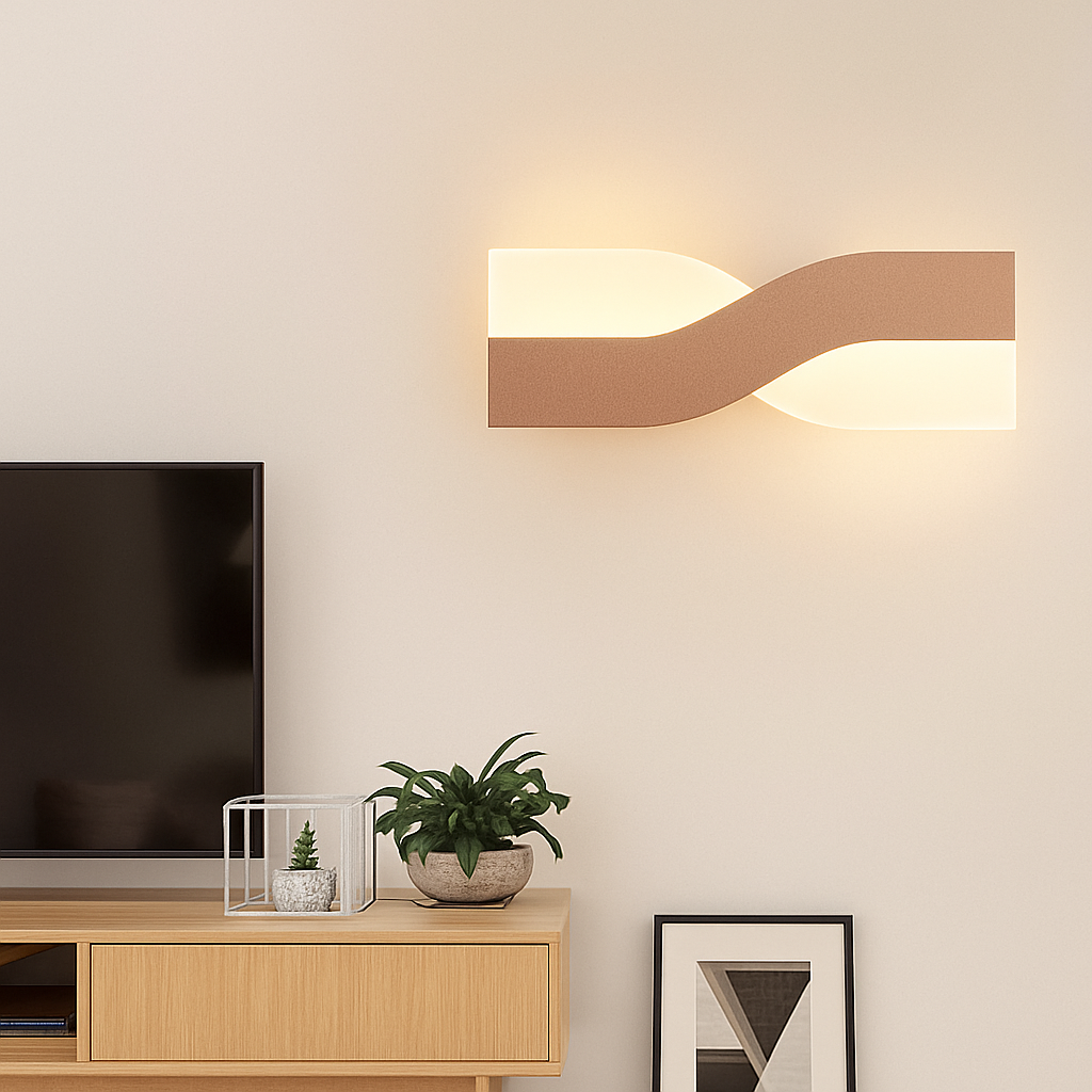 Applique murale design à LED en métal Loft Mirror