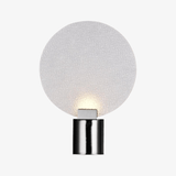 Applique murale design LED en métal avec disque en verre Sconce