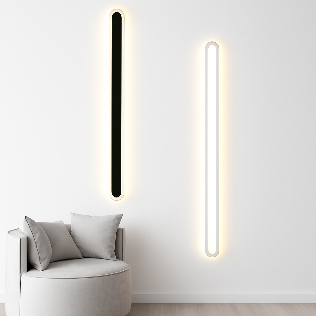 Applique murale design LED métallique et rectangulaire Jack