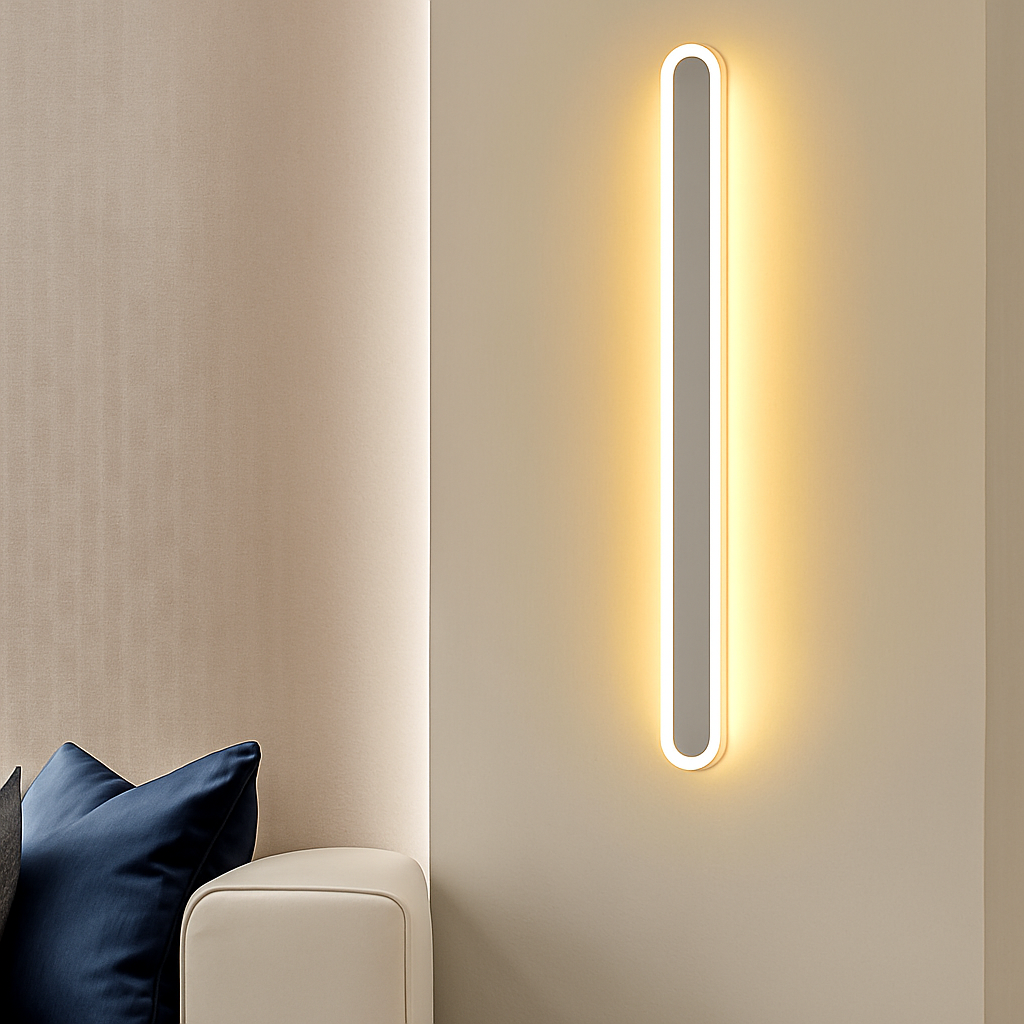 Applique murale design LED métallique et rectangulaire Jack