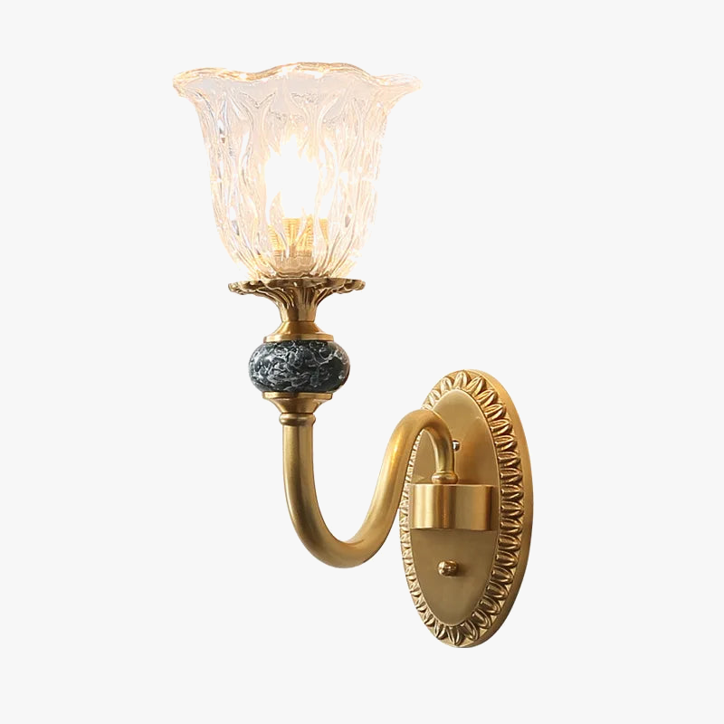 applique murale dorée luxe rétro pour décoration intérieure