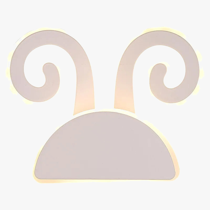applique murale en acrylique tête de cerf pour chambre d enfant