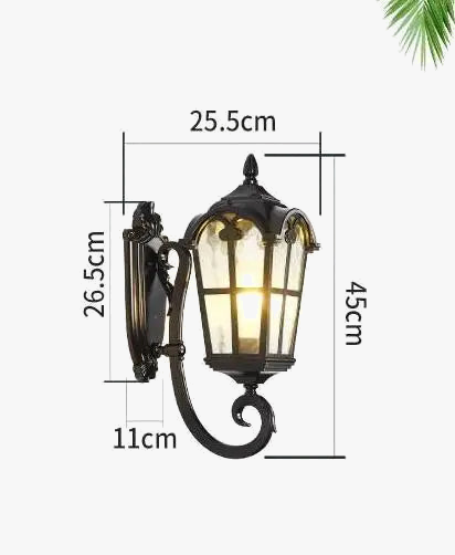 applique murale en aluminium pour éclairage extérieur et jardin