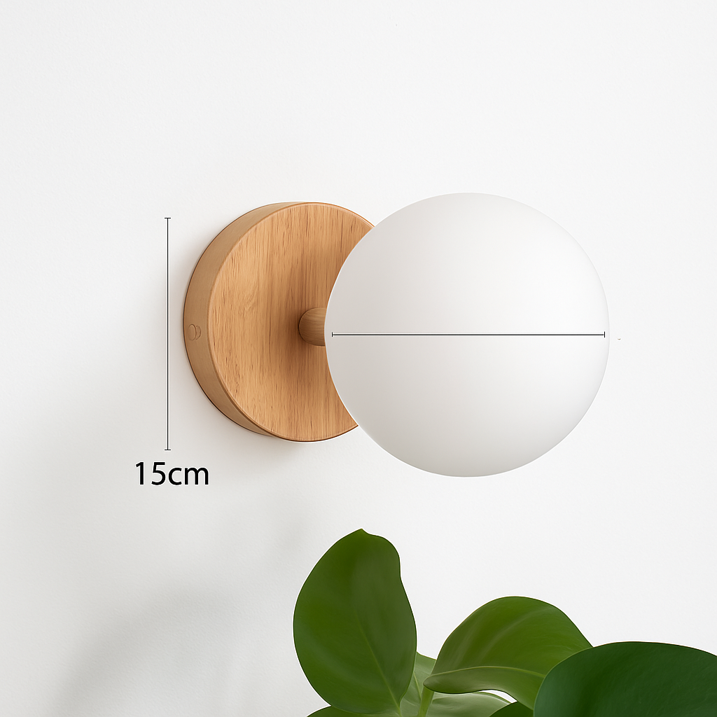 applique murale en bois au style minimaliste moderne