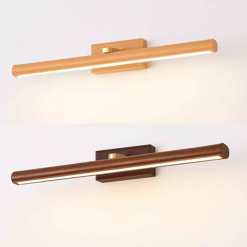 applique murale en bois avec angle réglable créative pour décoration intérieure