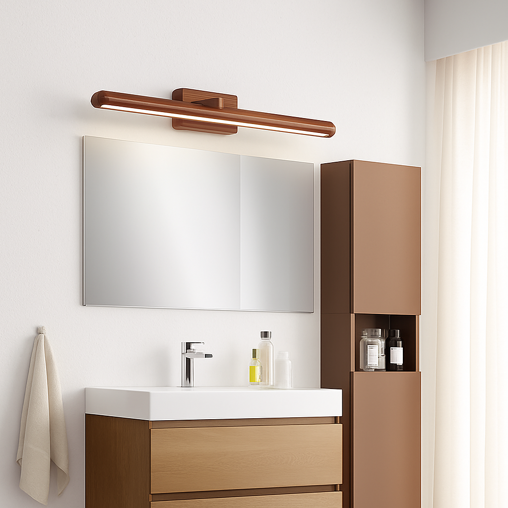 applique murale en bois avec angle réglable créative pour décoration intérieure