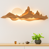 applique murale en bois design moderne pour intérieur lumineux