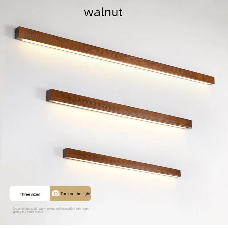 applique murale en bois massif design moderne pour intérieur élégant