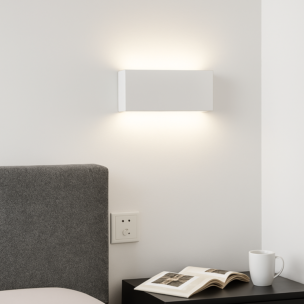 applique murale en brique dorée pour intérieur moderne éclairage led