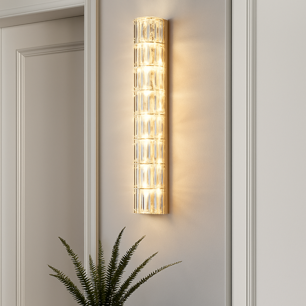 Applique murale en cristal moderne