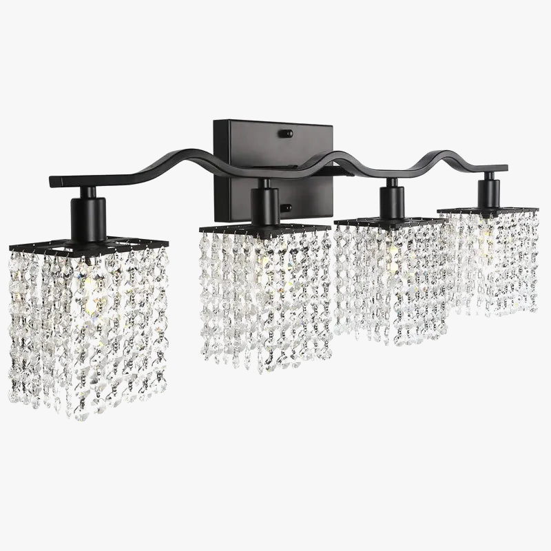 applique murale en cristal moderne lumière nordique luxe