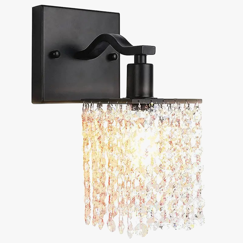 applique murale en cristal moderne lumière nordique luxe