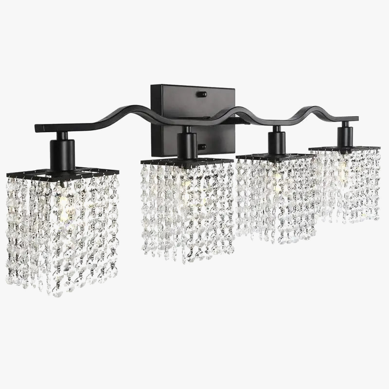 applique murale en cristal moderne lumière nordique luxe