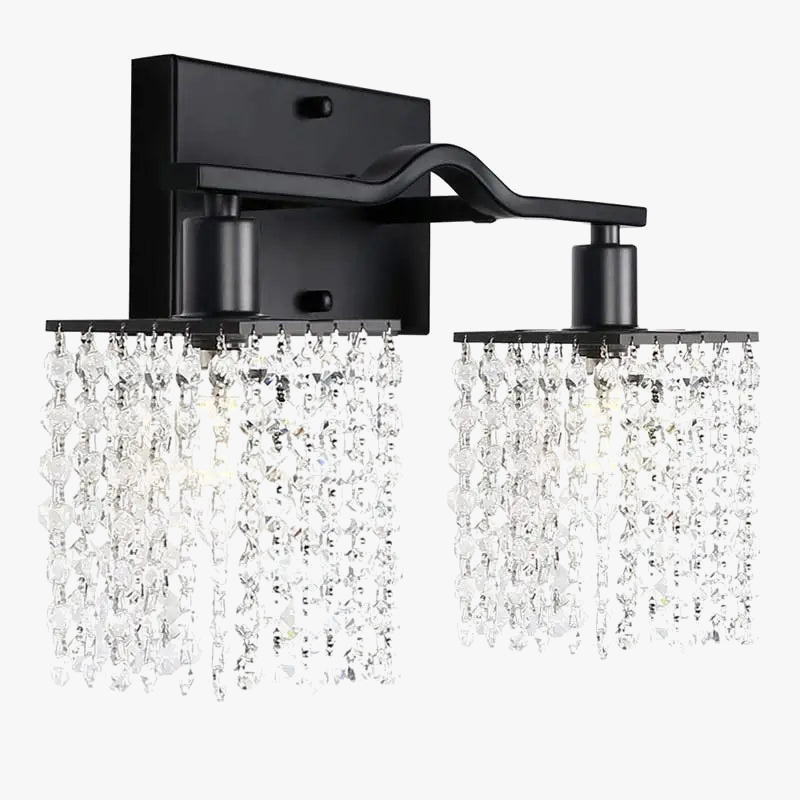 applique murale en cristal moderne lumière nordique luxe