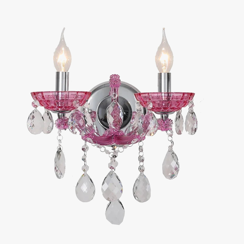 applique murale en cristal moderne pour décoration intérieure