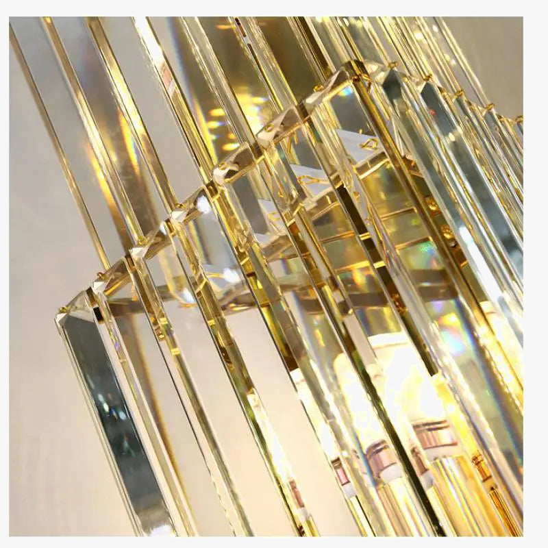 applique murale en cristal pour décoration d'hôtel et jardin