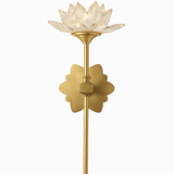 Applique murale en cristal zen fleur de lotus vintage à led