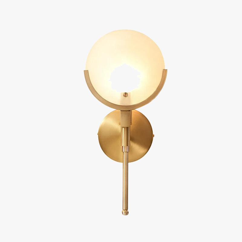 applique murale en cuivre éclairage led créatif nordique moderne