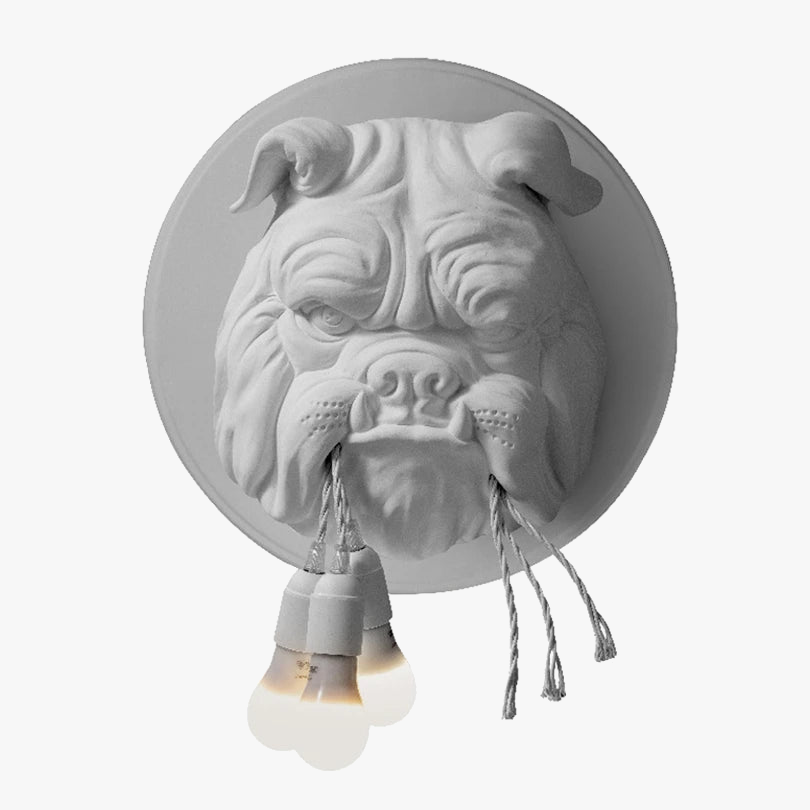 applique murale en forme de chien pour décoration personnalisée