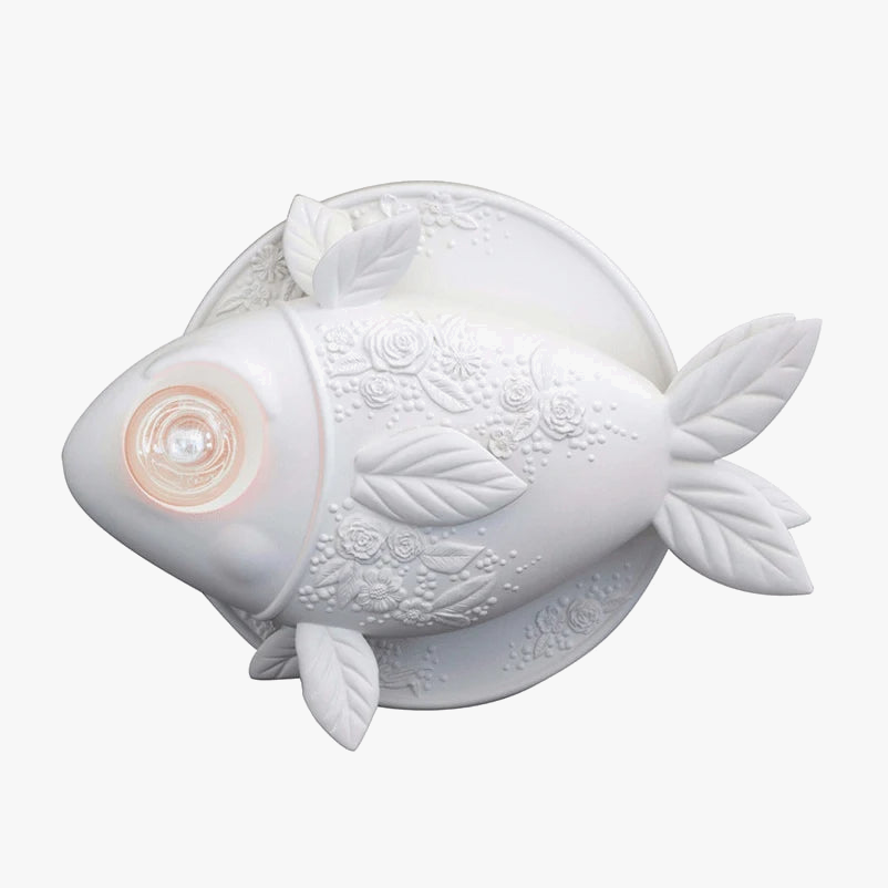 applique murale en forme de poisson pour éclairage intérieur