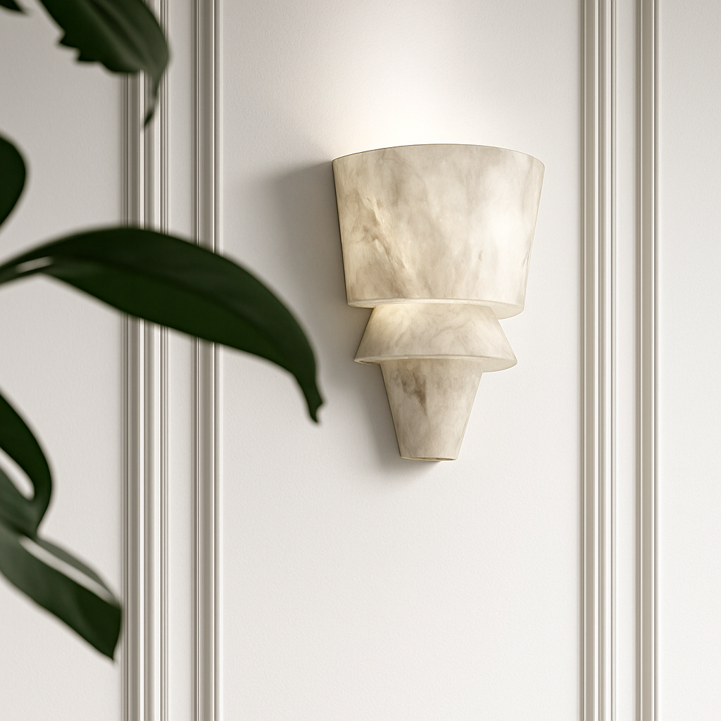 applique murale en marbre naturel design lumineux décoratif