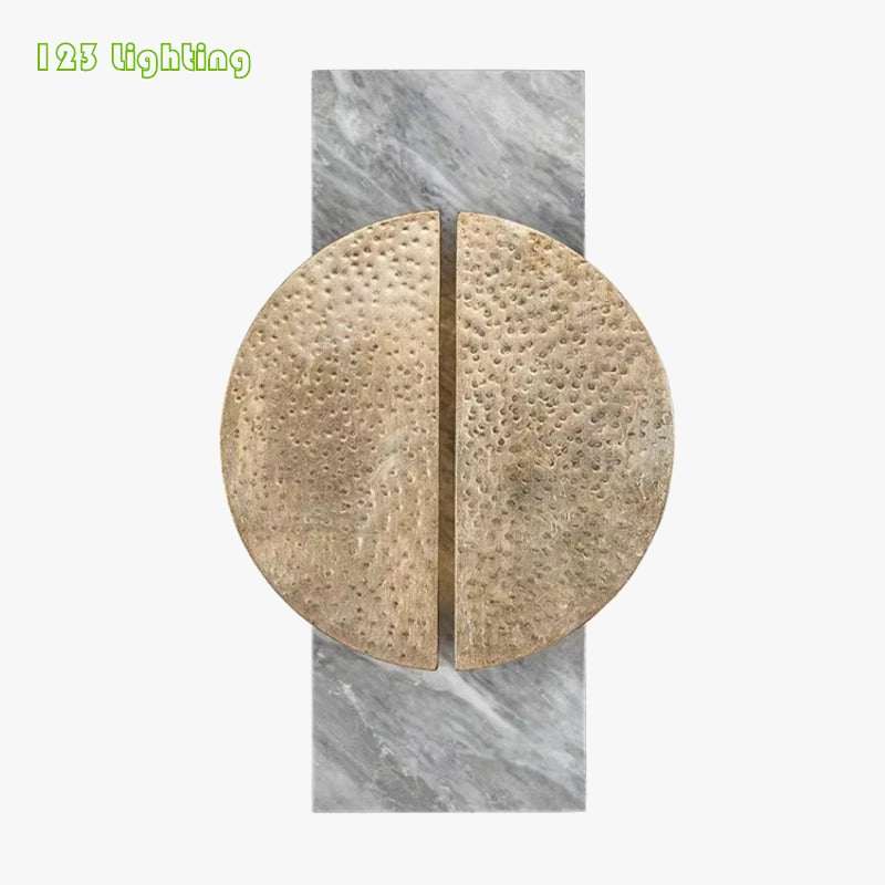 applique murale en marbre naturel pour décoration moderne et ambiance chaleureuse