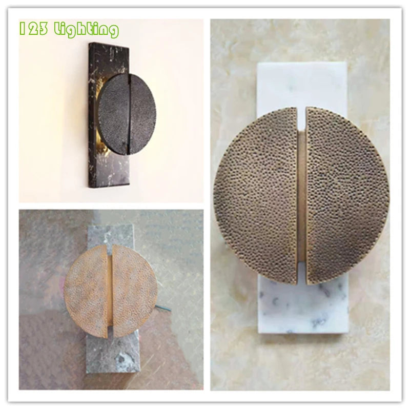 applique murale en marbre naturel pour décoration moderne et ambiance chaleureuse