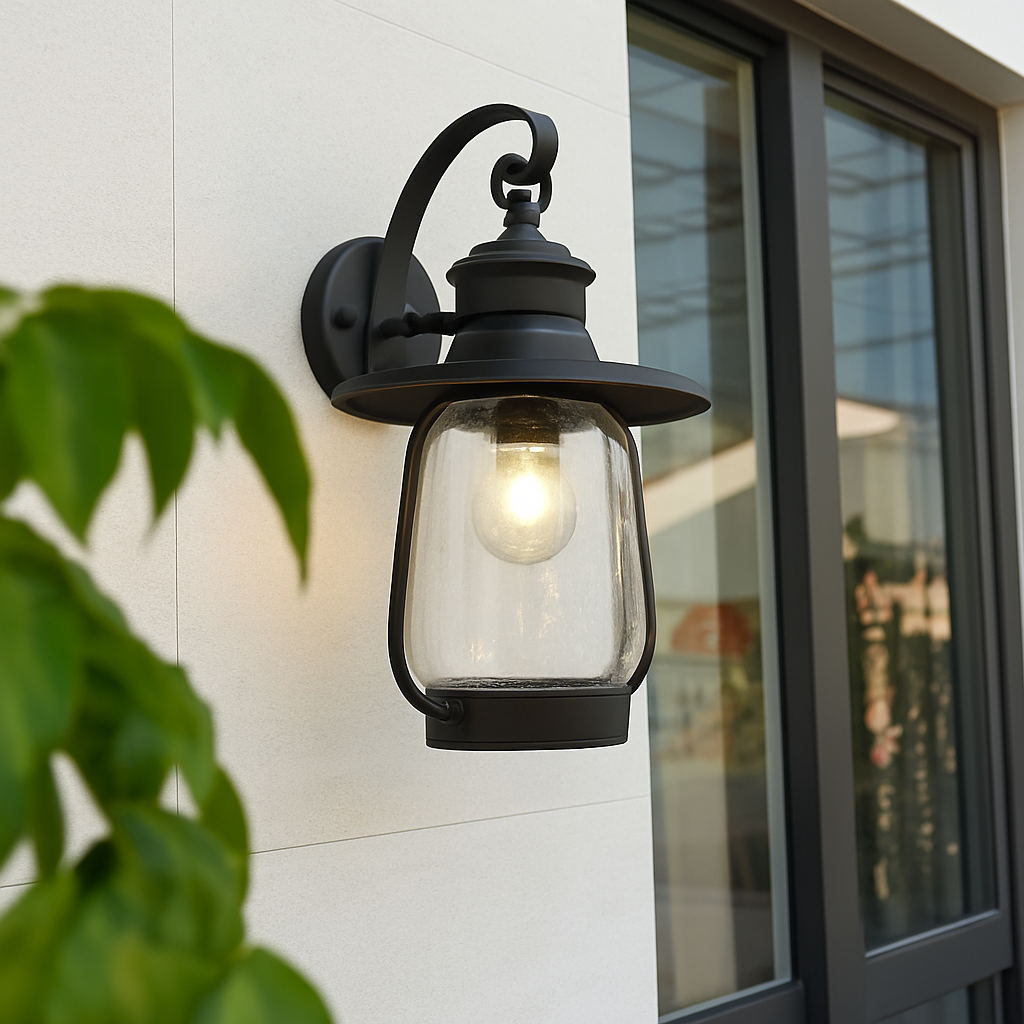Applique murale extérieure européenne étanche jardin Villa entrée cour porche lumière rétro cheval lumières balcon verre E27 éclairage