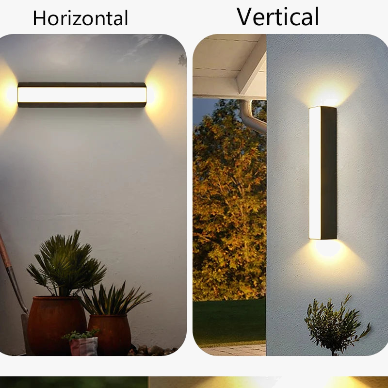 applique murale extérieure jardin avec led haute luminosité
