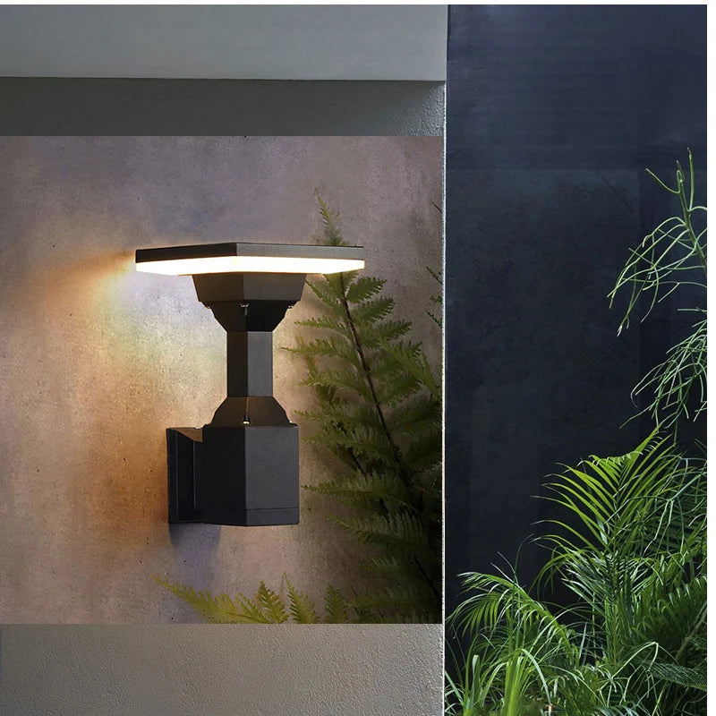 applique murale extérieure lampe de jardin étanche pour espaces résidentiels