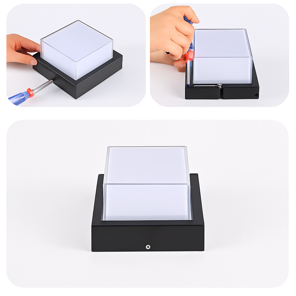 applique murale extérieure à led économique pour éclairage extérieur