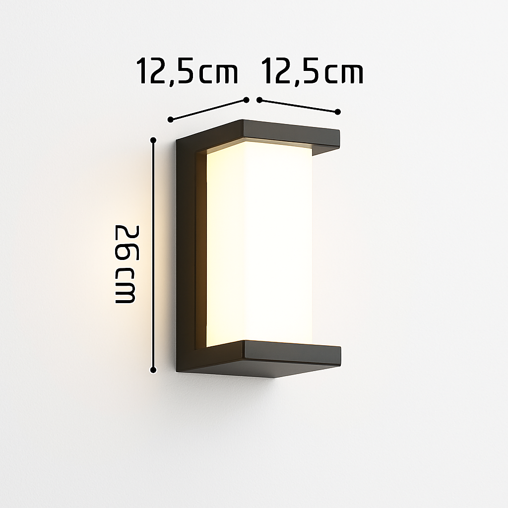 Applique murale extérieure LED Extra Large étanche IP65 Radar détecteur de mouvement LED lumière extérieure applique extérieure éclairage extérieur LED