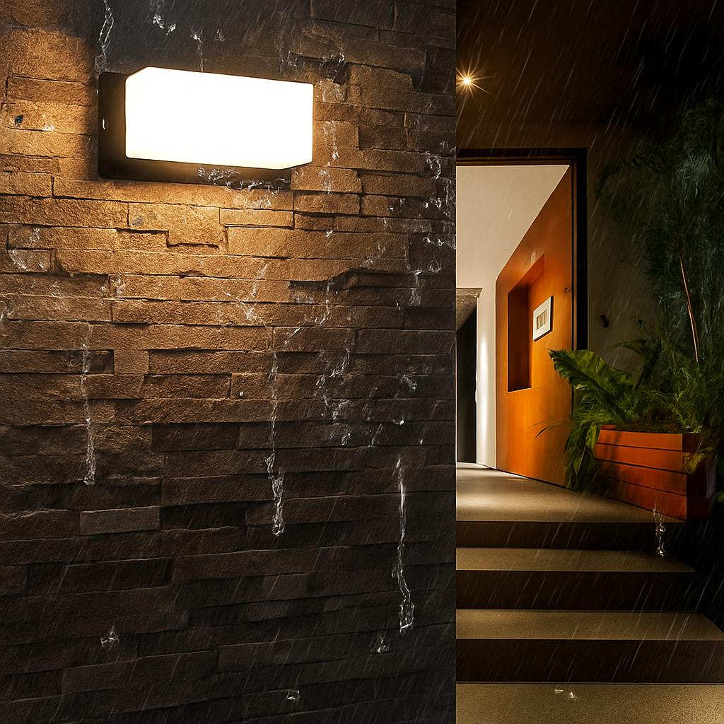 Applique murale extérieure LED Extra Large étanche IP65 Radar détecteur de mouvement LED lumière extérieure applique extérieure éclairage extérieur LED