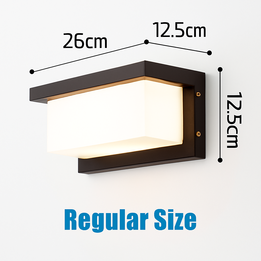 Applique murale extérieure LED Extra Large étanche IP65 Radar détecteur de mouvement LED lumière extérieure applique extérieure éclairage extérieur LED