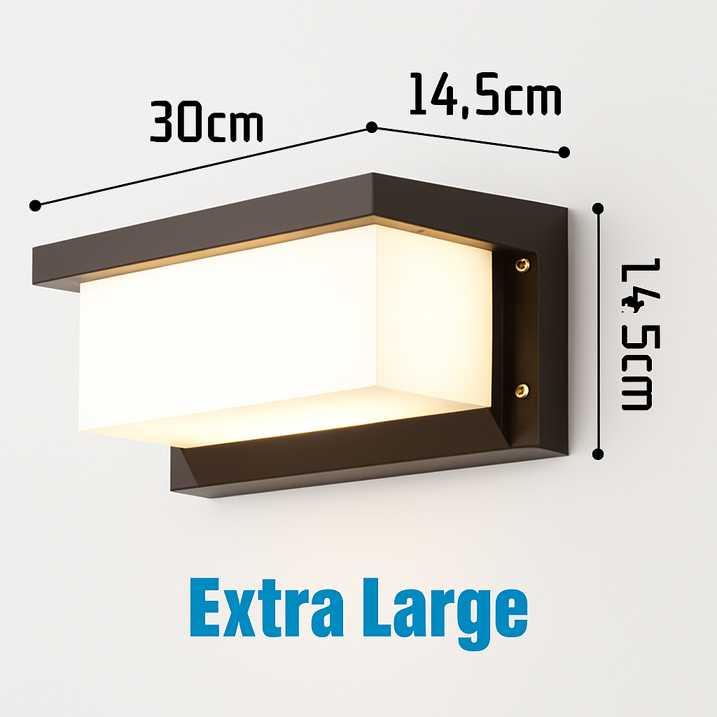 Applique murale extérieure LED Extra Large étanche IP65 Radar détecteur de mouvement LED lumière extérieure applique extérieure éclairage extérieur LED