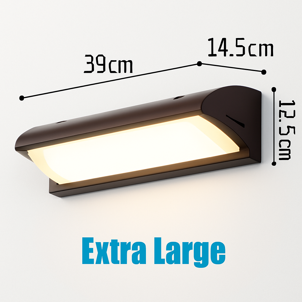 Applique murale extérieure LED Extra Large étanche IP65 Radar détecteur de mouvement LED lumière extérieure applique extérieure éclairage extérieur LED